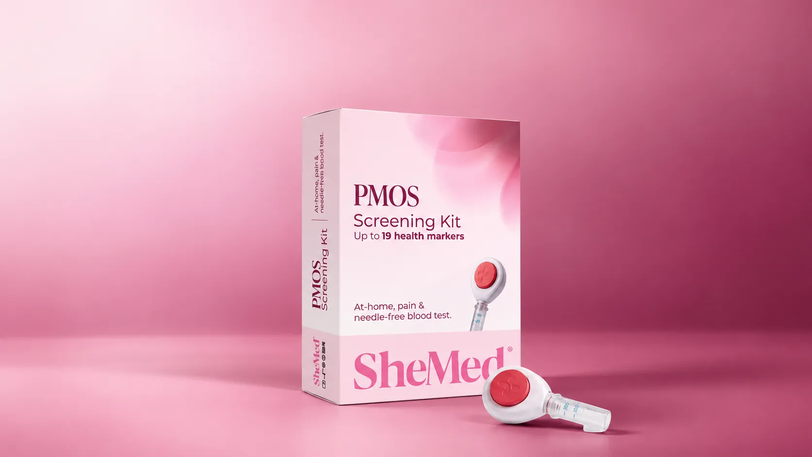 At-home free blood screening kit.