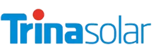 Trinasolar company logo with blue and red text.
