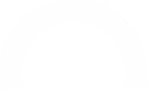 White crescent shape on a black background resembling a partial eclipse or crescent moon.
