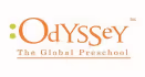 Logo of Odyssey The Global Preschool with stylized text and an orange and green color scheme.