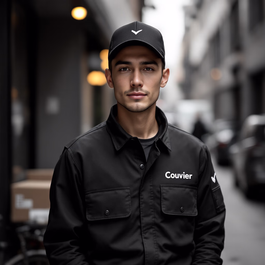 [team] image of individual team member (for a courier & delivery service)