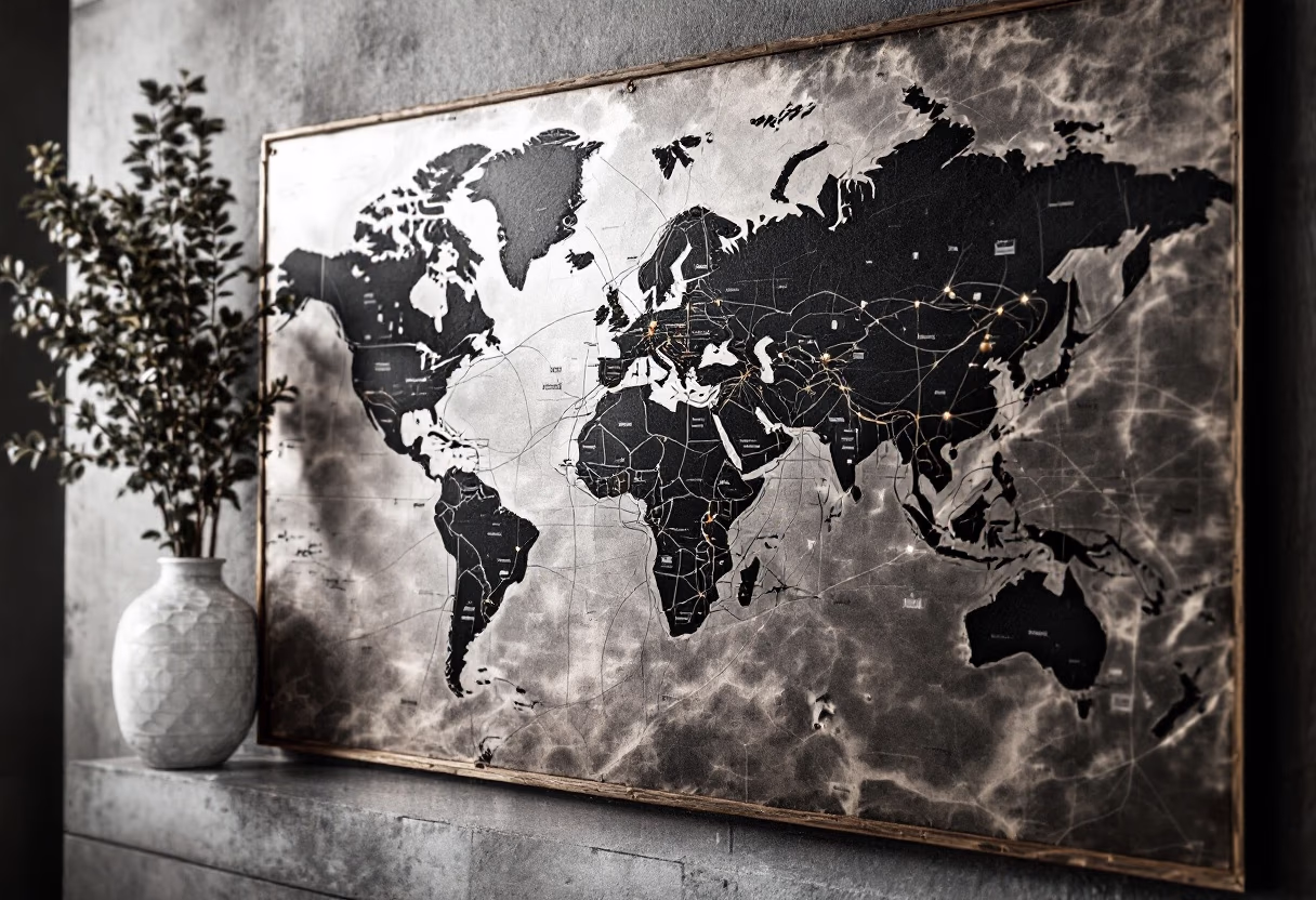 image of delivery route map