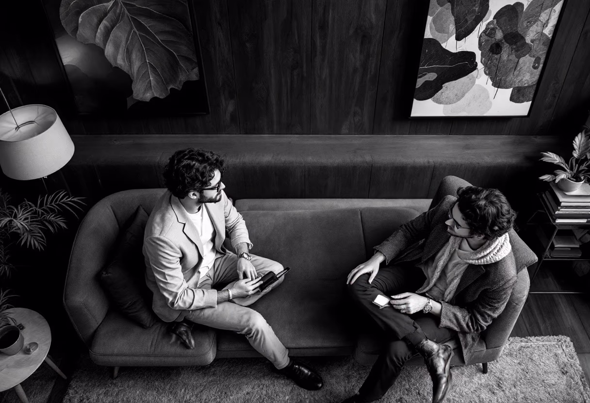 image of founders with a shared moment (for a edtech)