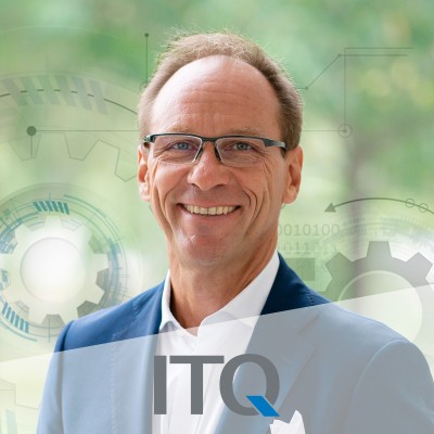 [headshot] image of satisfied student using a laptop