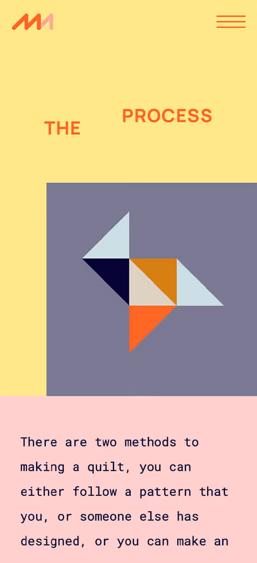 An image of the hero UI on mobile