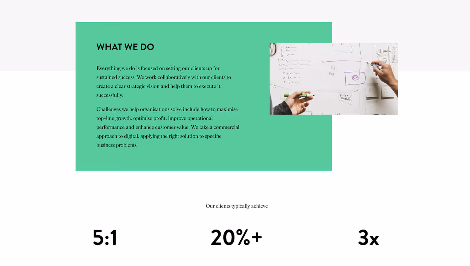 An image of a section of the desktop UI