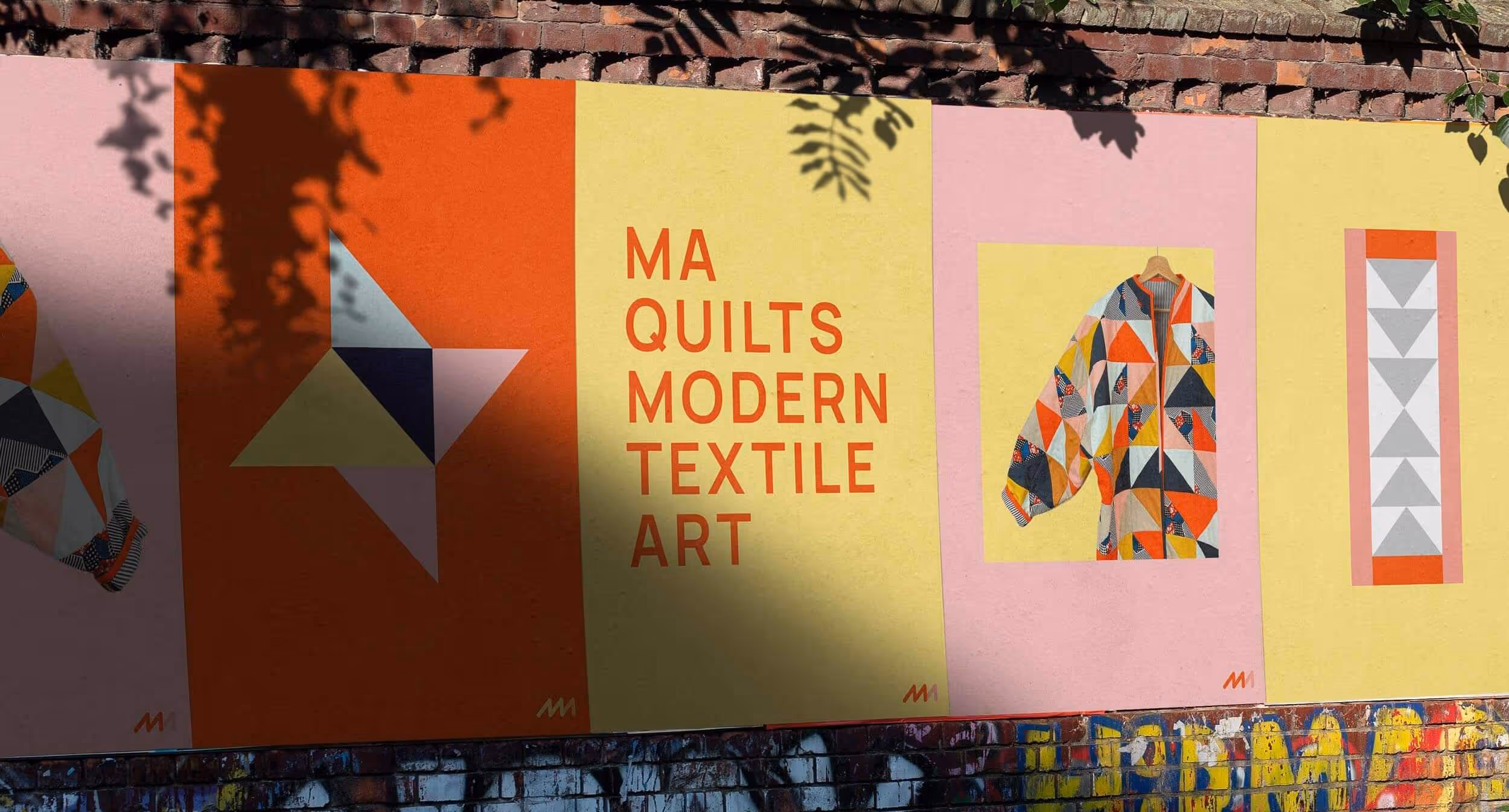 An image of the branding used in posters on a wall