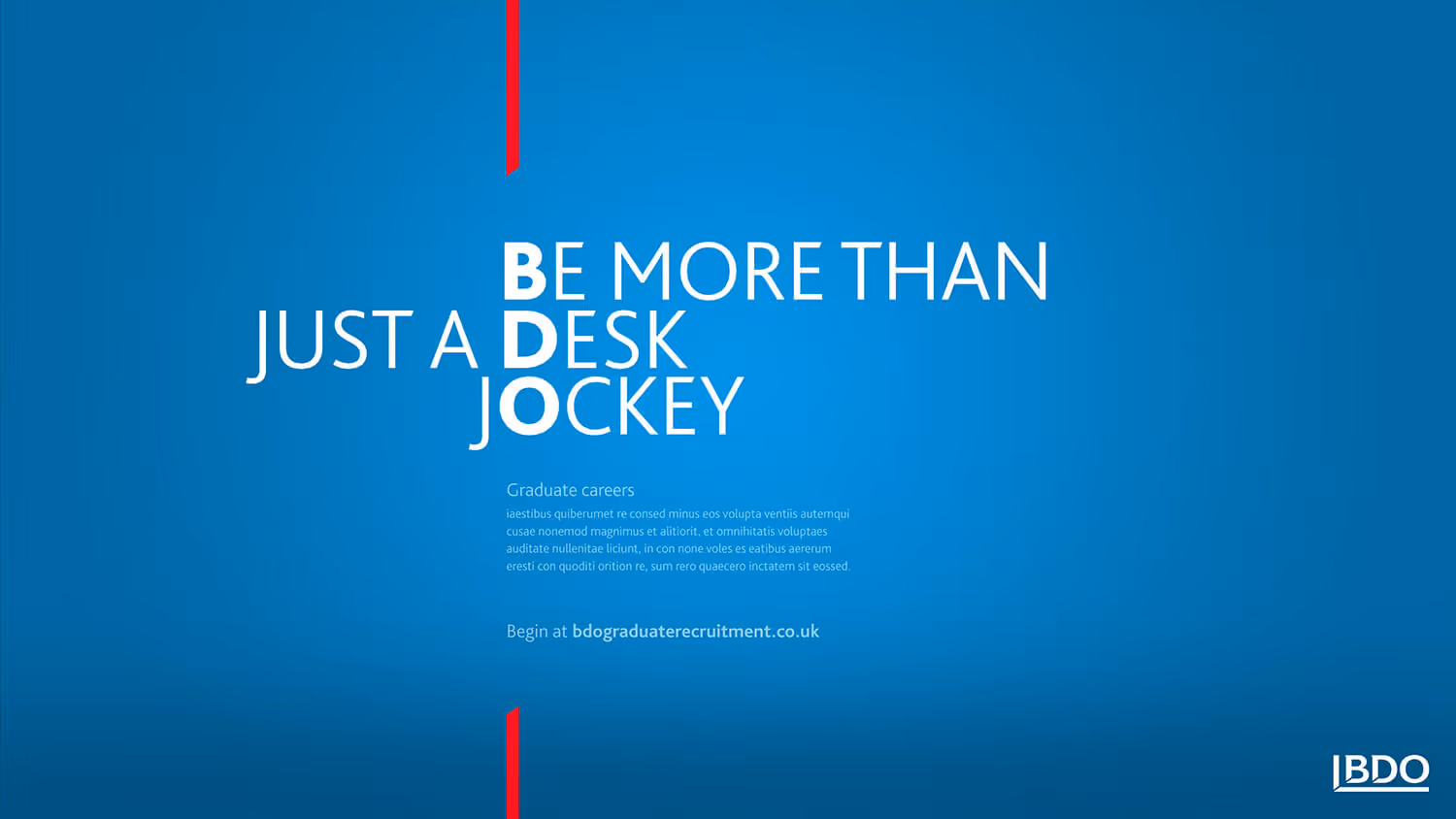 An image of a design used in the 'Early in Careers' campaign