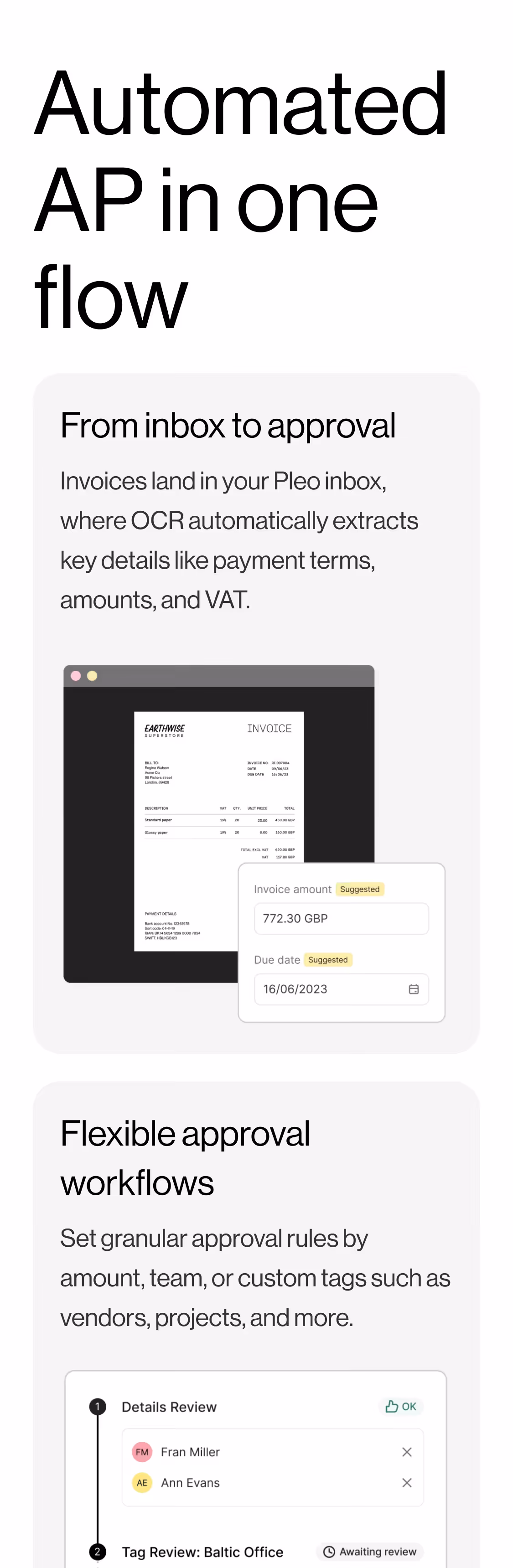 An image of a component in mobile view