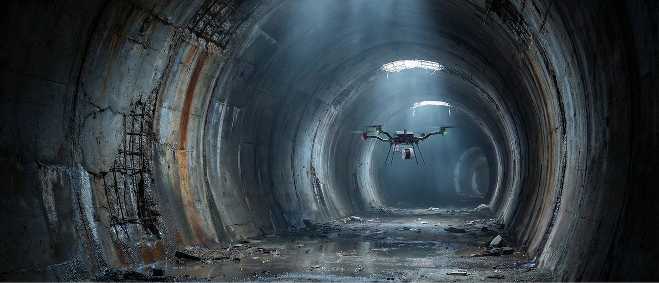 numérisation LiDAR zone cavitaire