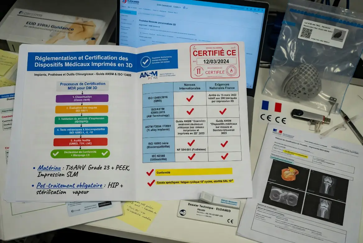 réglementation des dispositifs médicaux 3D