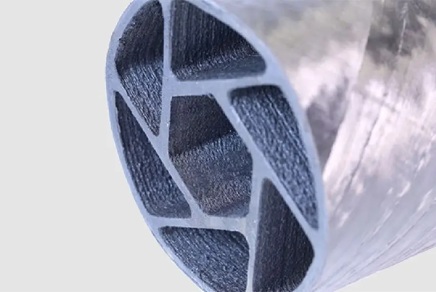 exemple d'une impression en fibre de carbone