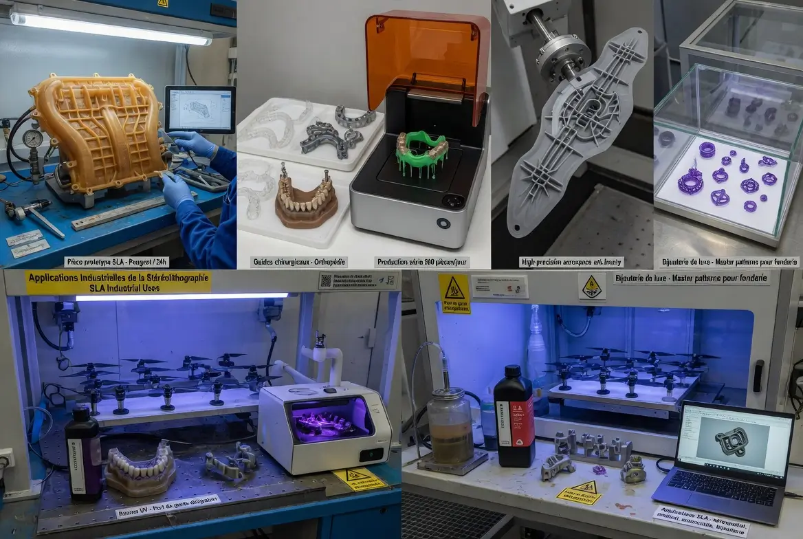 les applications industrielles de la stéréolithographie