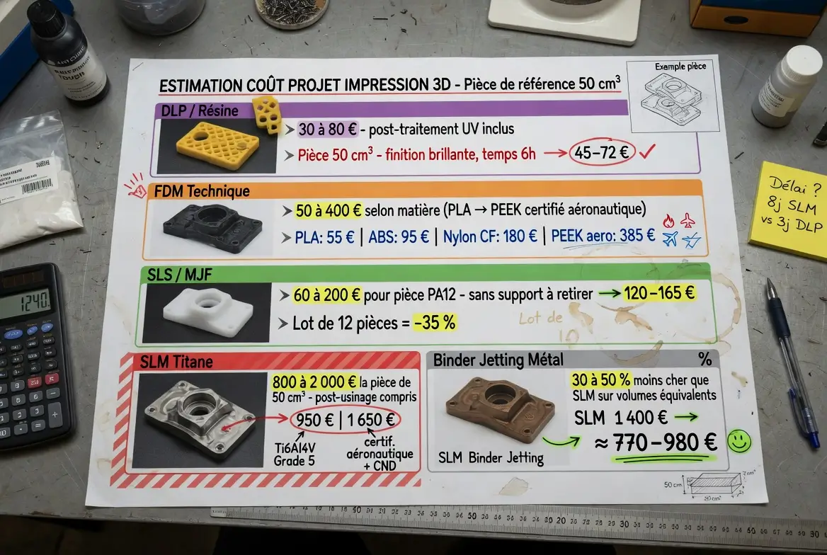 coût d'un projet de prototypage rapide