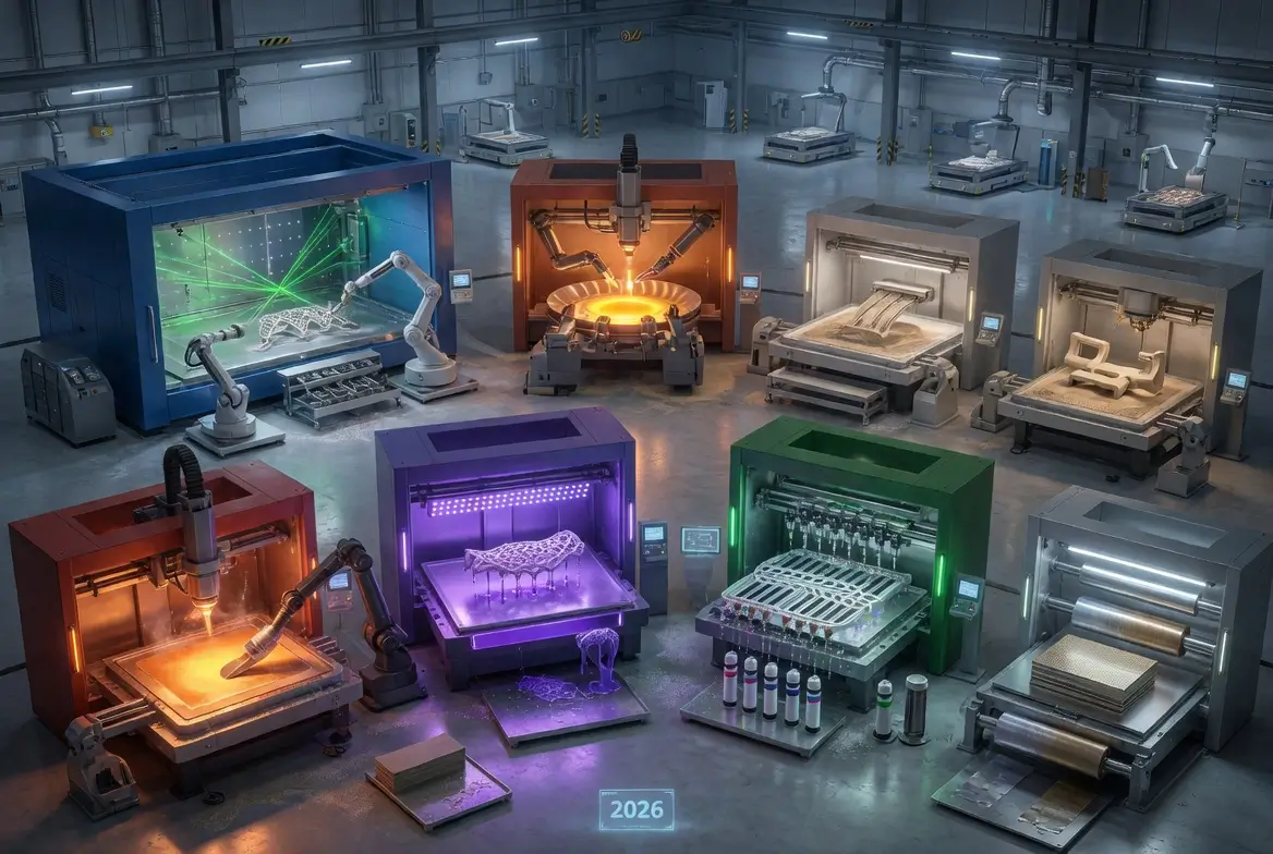 Les 7 procédés de fabrication additive industriels