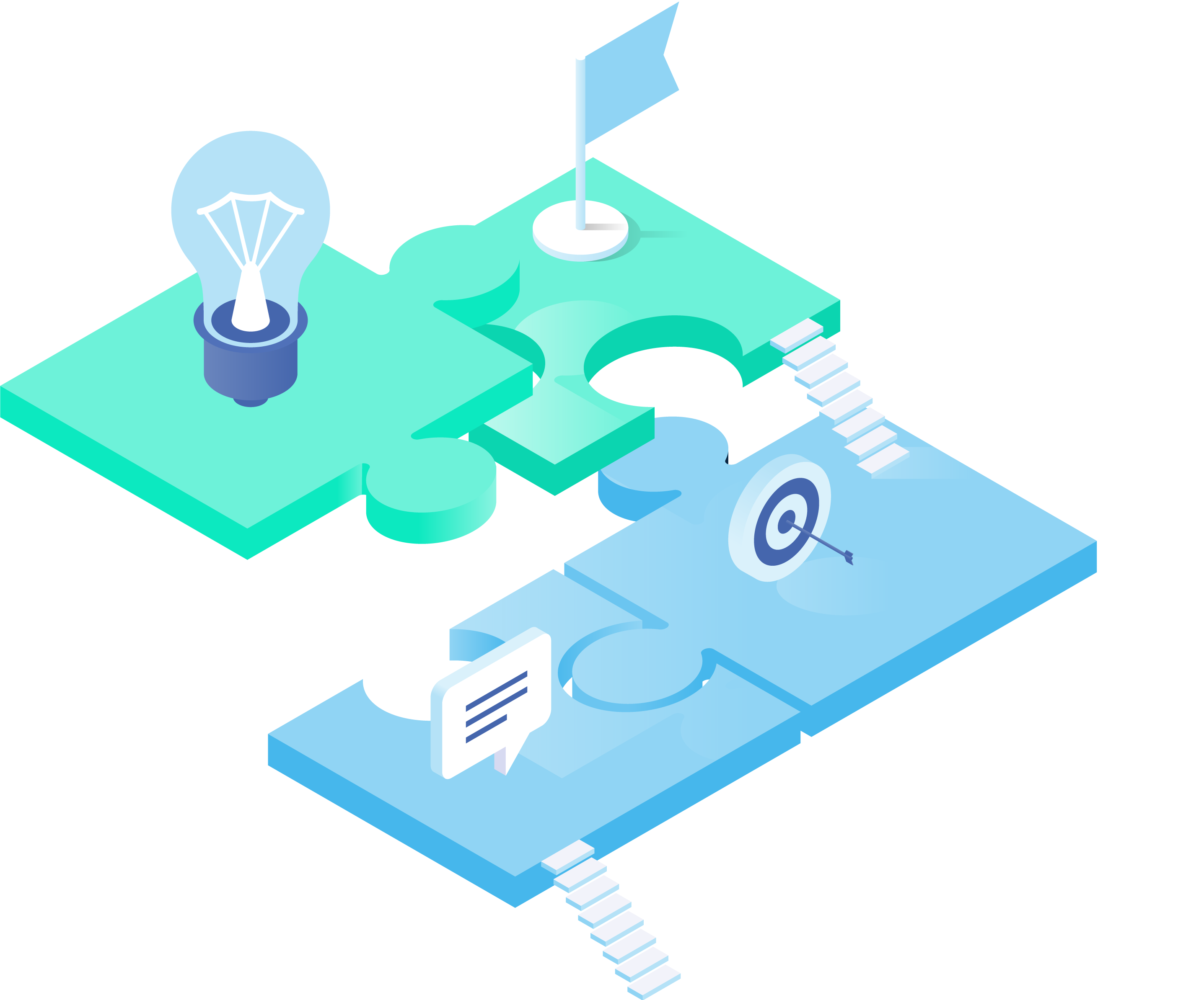 Values isometric illustration