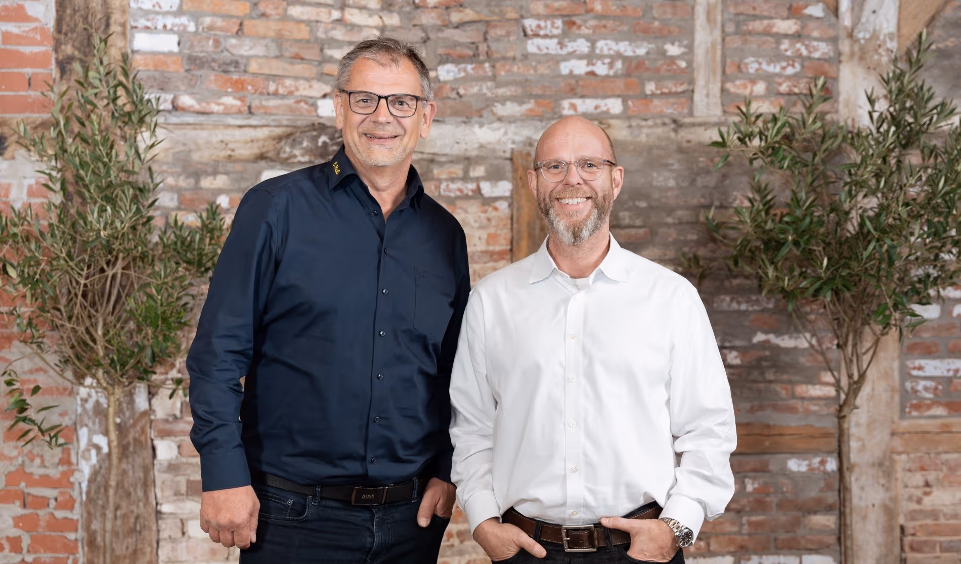 Porträt Sönke Russ, GF Scheel Haustechnik und Thomas Rebel, GF HomeServe Deutschland
