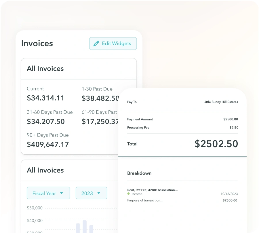 Rental management software tenant portal
