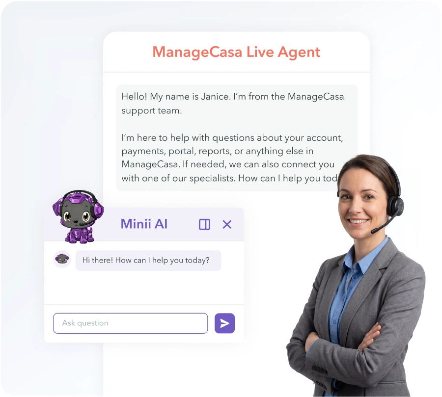 Professional property management software with 24/7 customer support