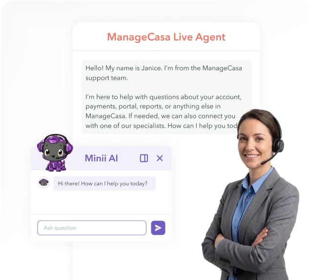 Professional property management software with 24/7 customer support