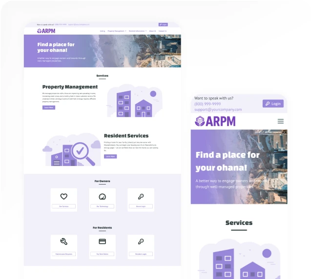 landlord management software with integrated community website