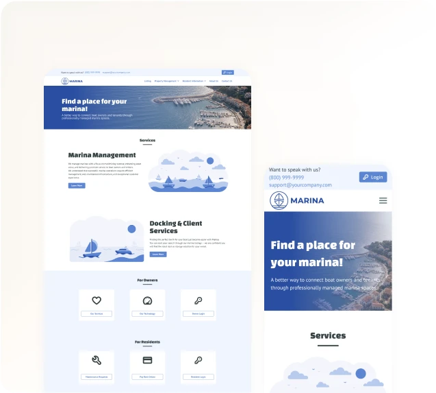 landlord management software with integrated community website