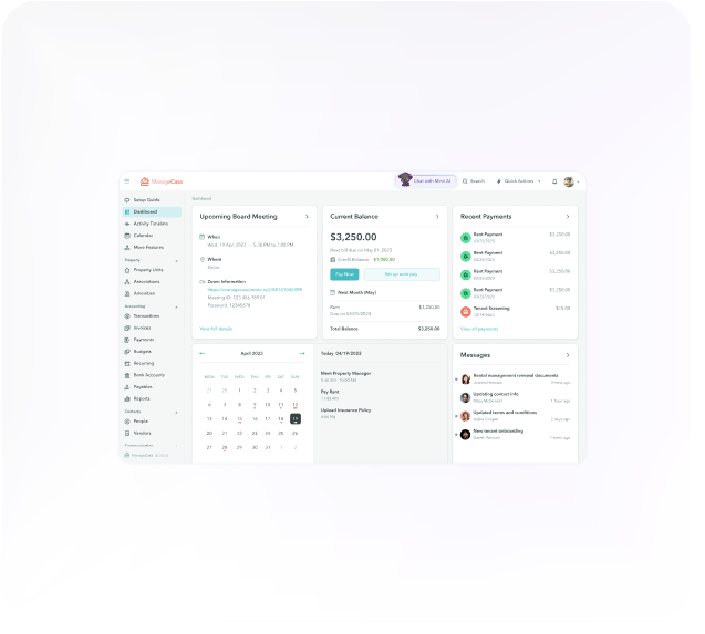 Rental management software tenant portal