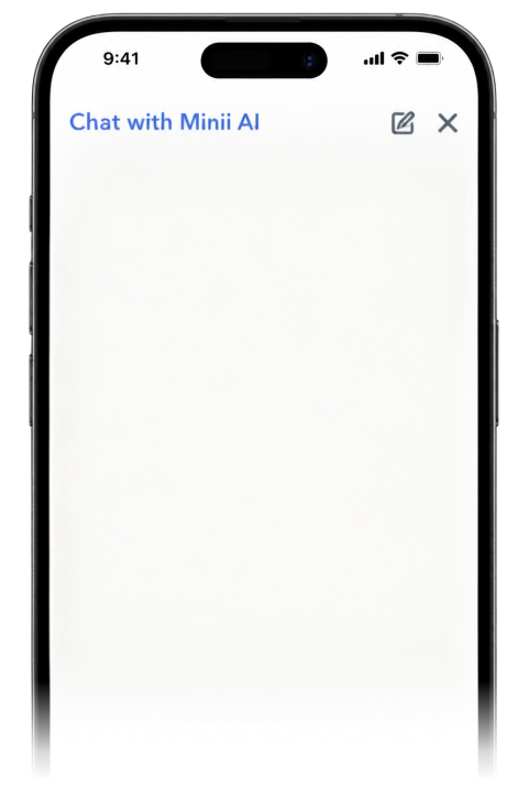Minii AI assistant on mobile