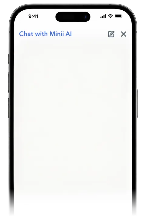 Minii AI assistant on mobile