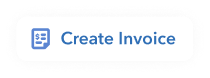 Button with text Create Invoice and an icon of a document with lines on the left.