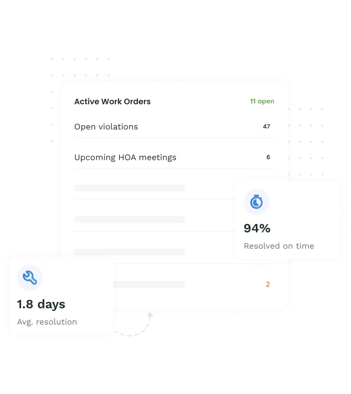 User interface panel titled Sharing with a dropdown to choose contacts and a message stating the ticket isn't shared yet, alongside a confirmation message saying Vendor Notified with a checkmark icon.