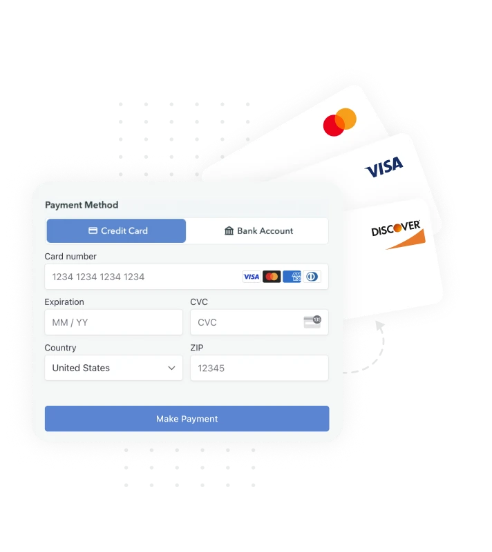 User interface panel titled Sharing with a dropdown to choose contacts and a message stating the ticket isn't shared yet, alongside a confirmation message saying Vendor Notified with a checkmark icon.