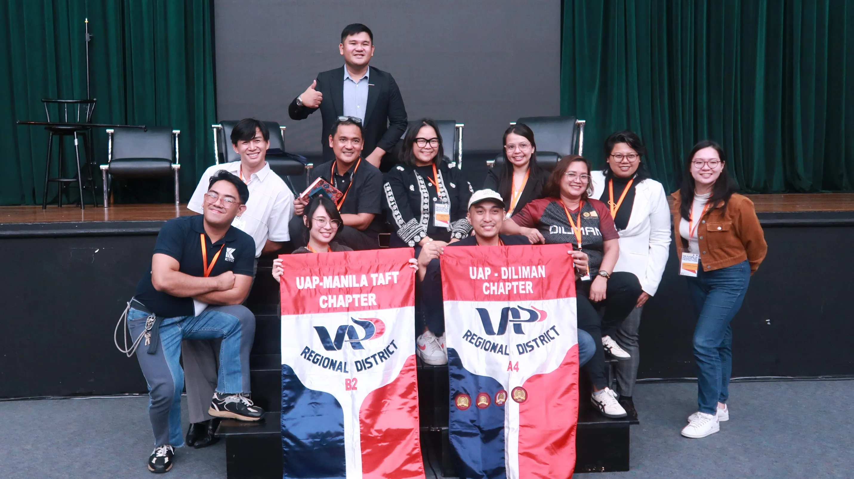 The organizing team, consisting of people from UAP Taft, UAP Diliman, and KITCI