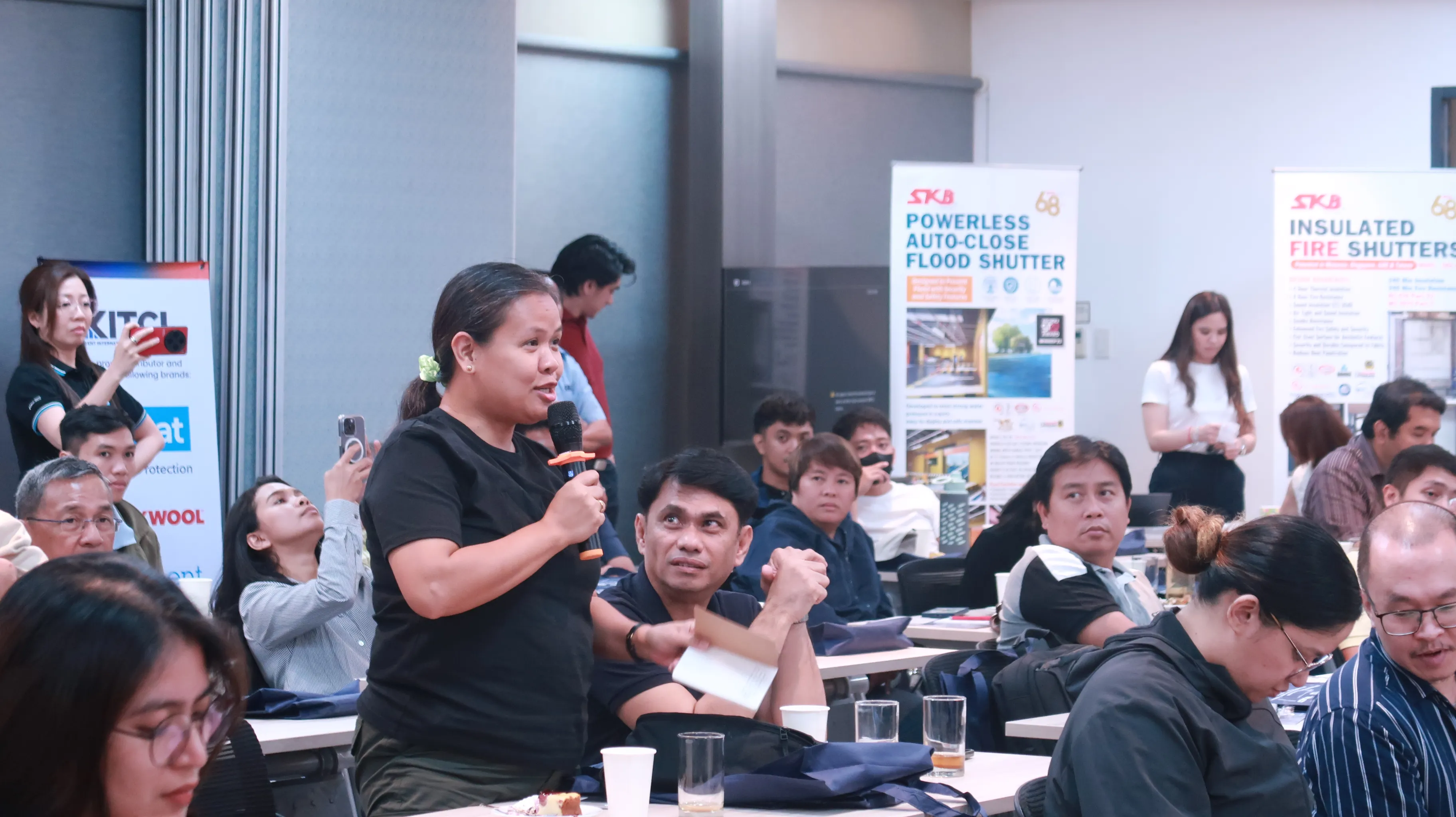 KITCI event, one participant asks about Insulation