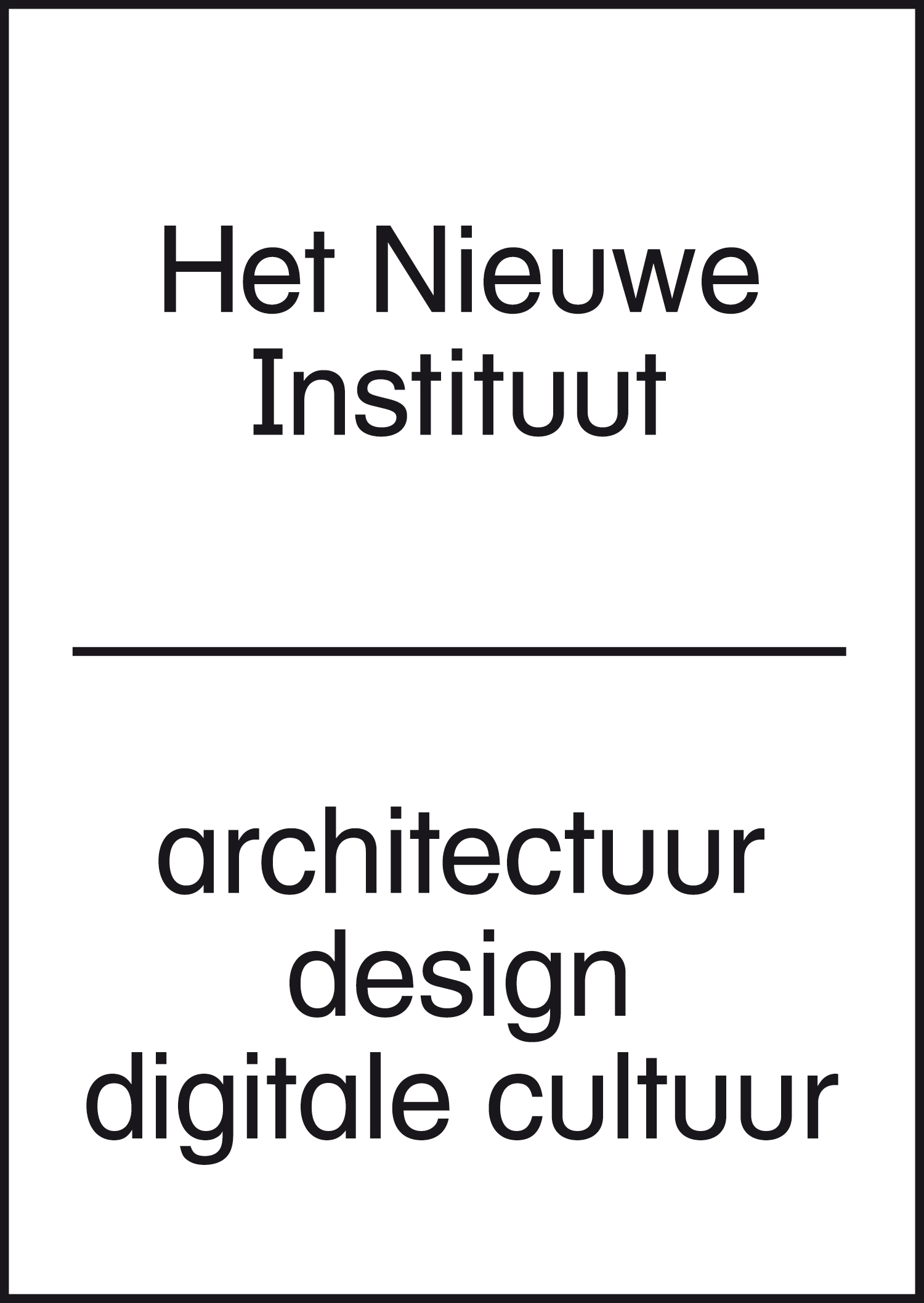 Logo van Het Nieuwe Instituut