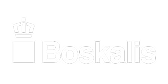 Boskalis company logo in white on black background.