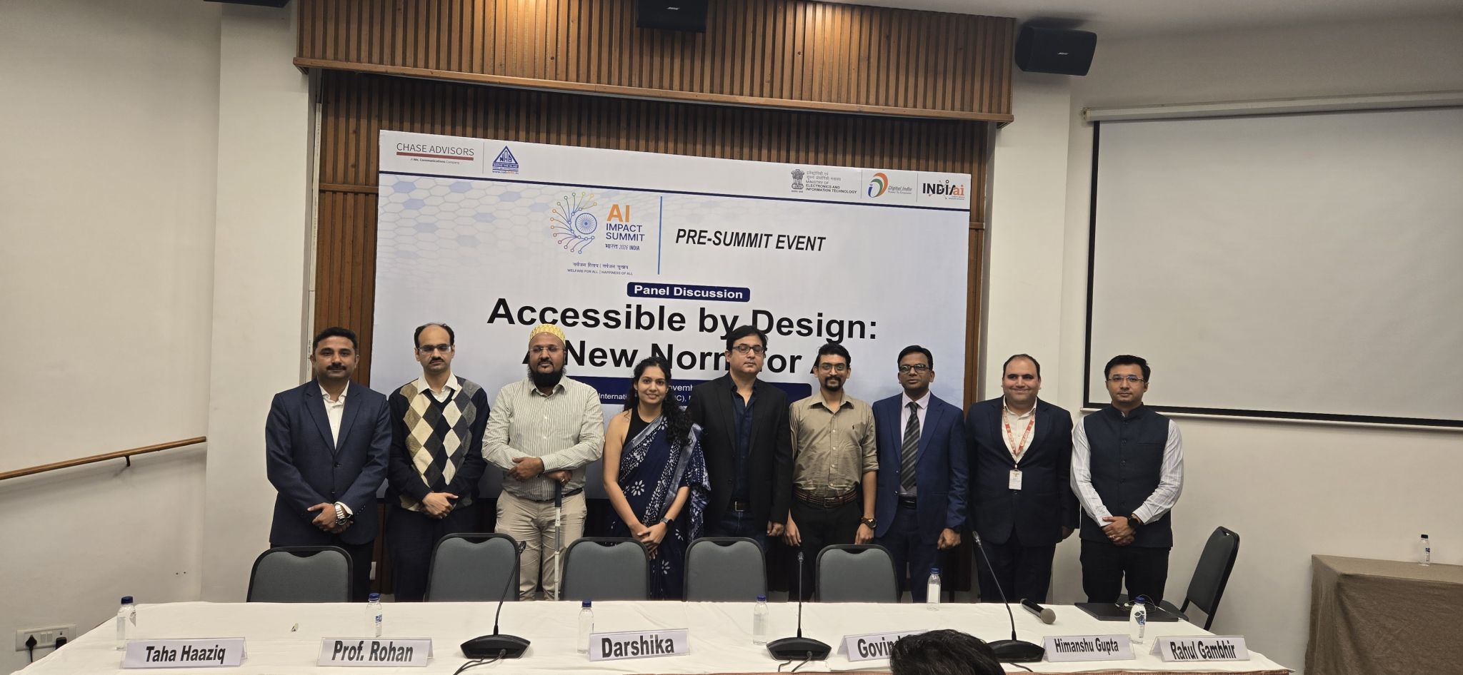 Official Pre-Summit Event under the India AI Impact Summit 202; Panel Discussion - Accessible by Design: A New Norm for AI