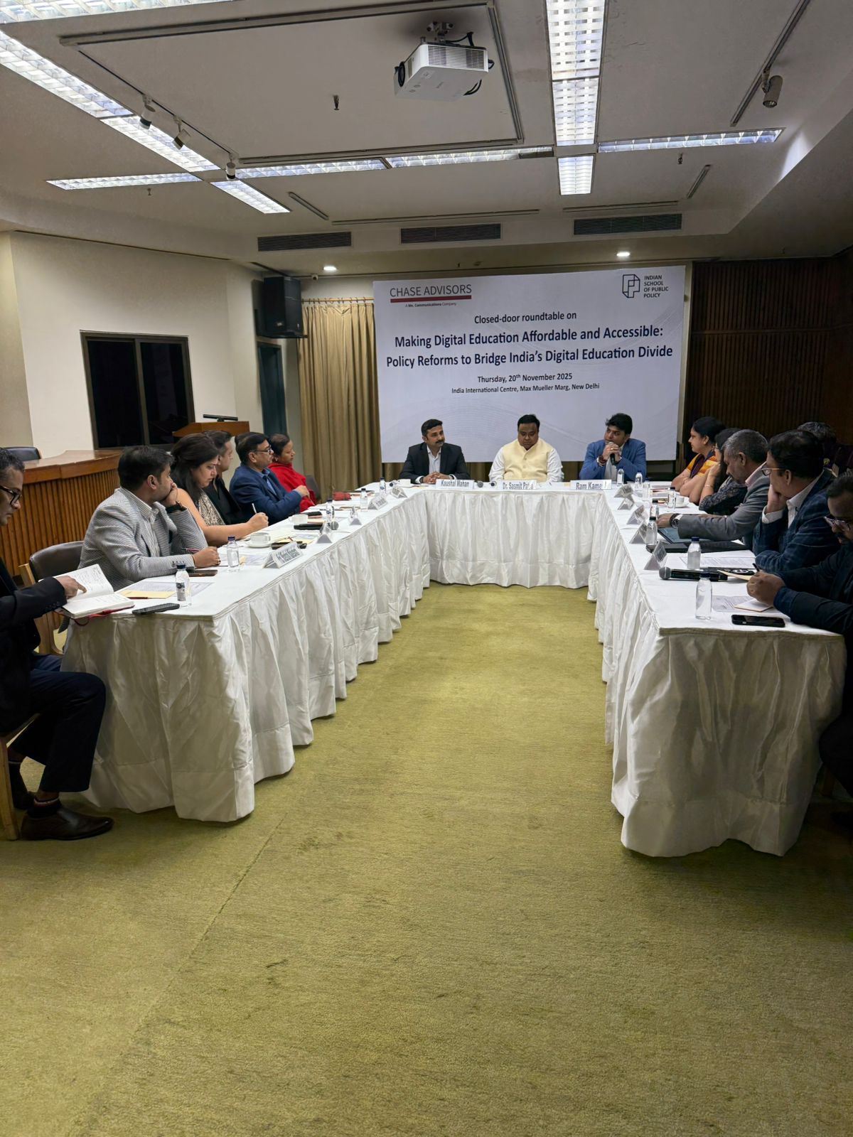 Roundtable discussion on Making Digital Education Affordable and Accessible: Policy Reforms to Bridge India’s Digital Education Divide