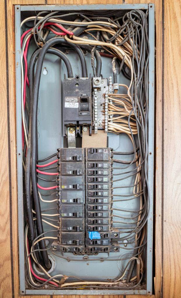 vieux panneau electrique