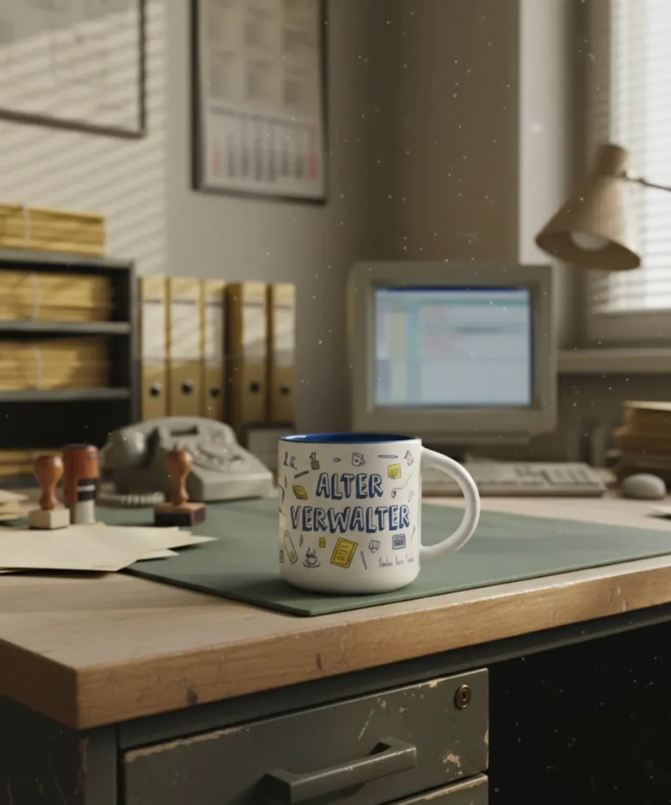 EHRENBEHÖRDE Merch – Tassen, Kalender und Wertschätzungskarten im Shop