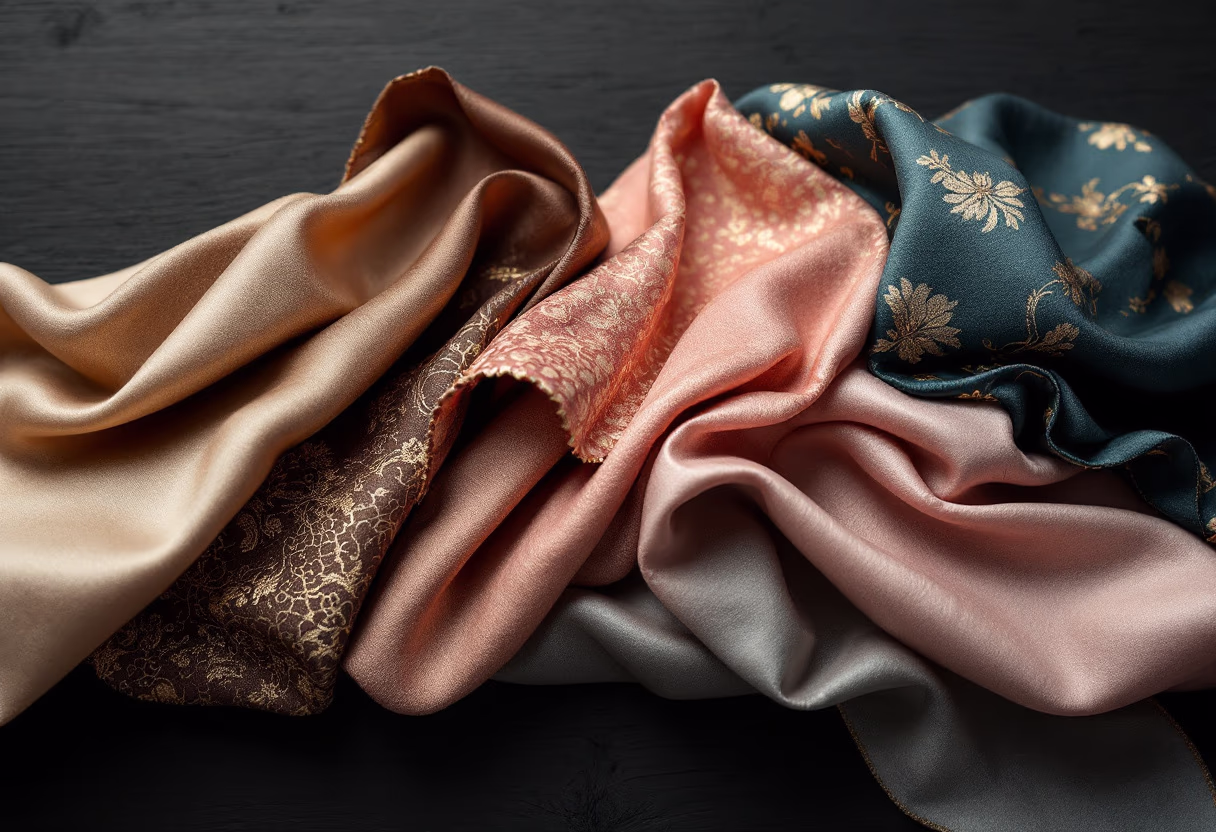 [background image] colorful fabric textures