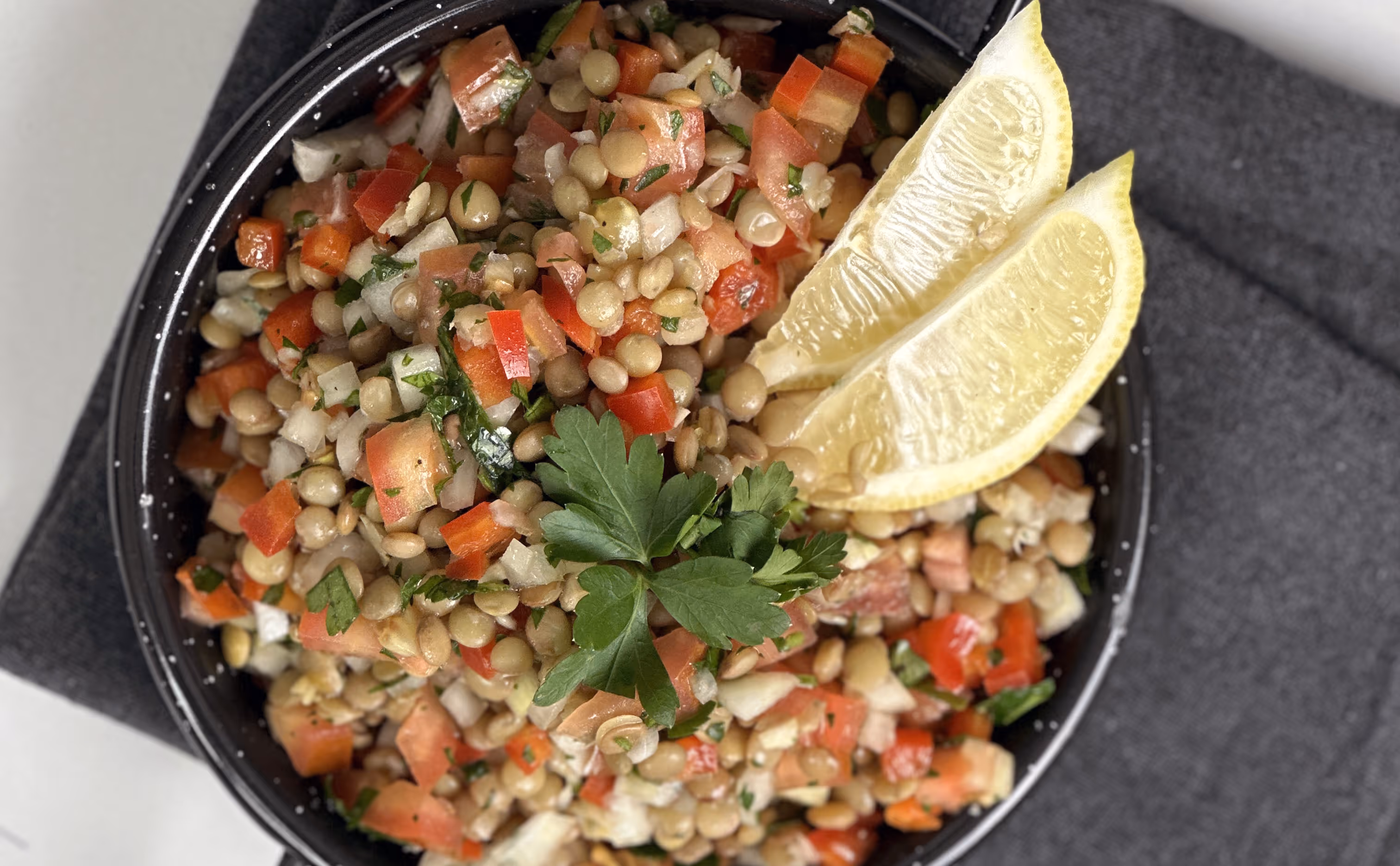 receta de lentejas a la criolla