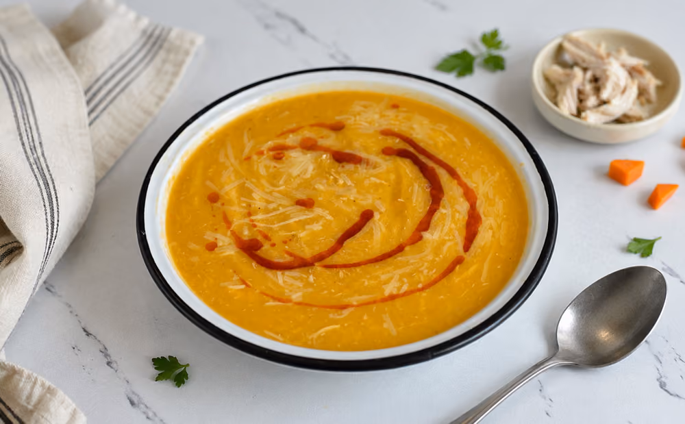 Receta de sopa de pollo