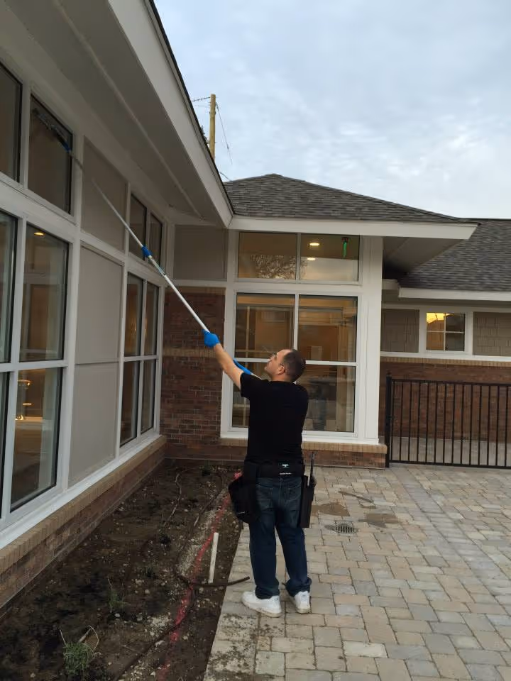 Exterior cleaning by professional