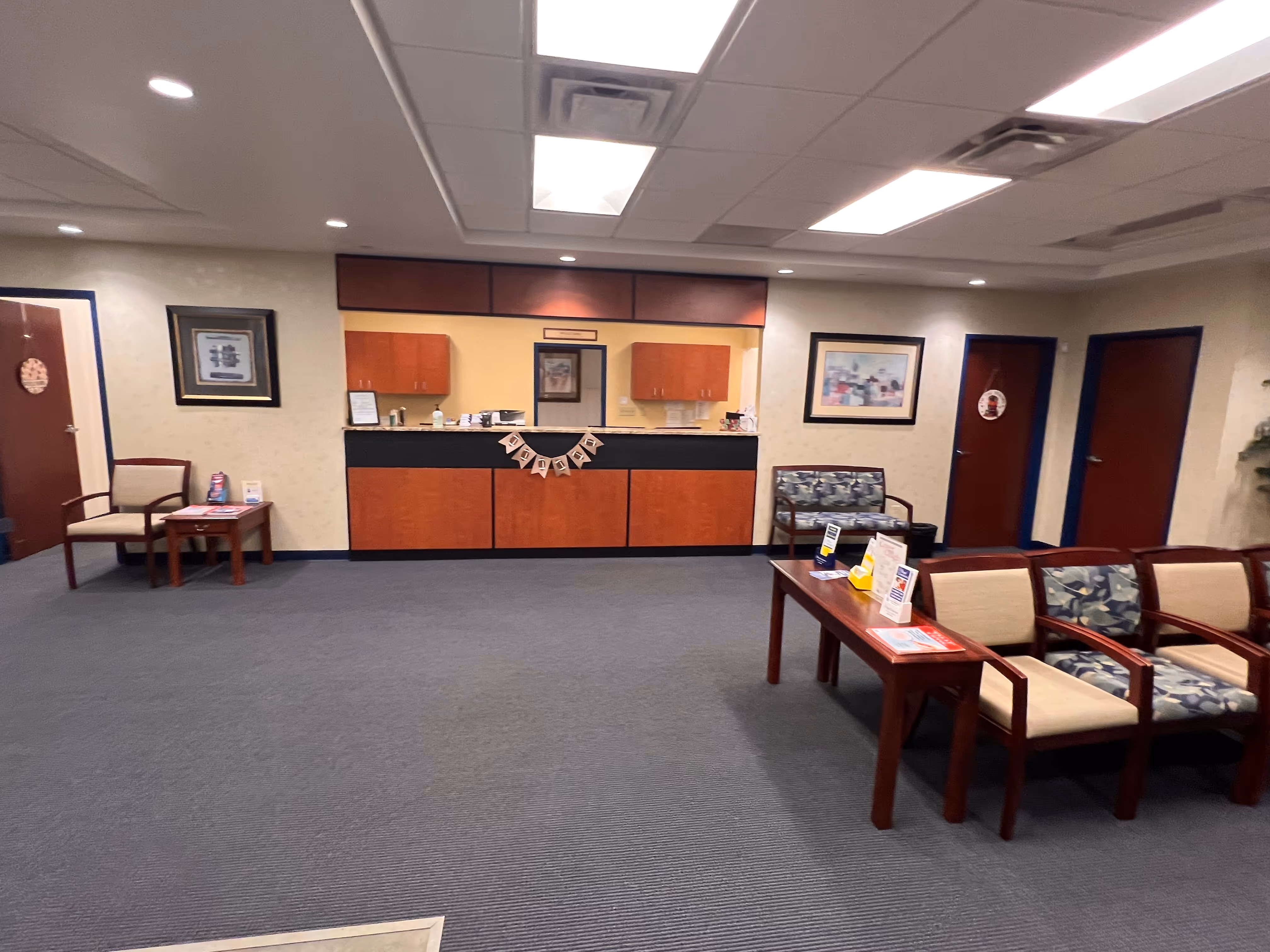 Office waiting area