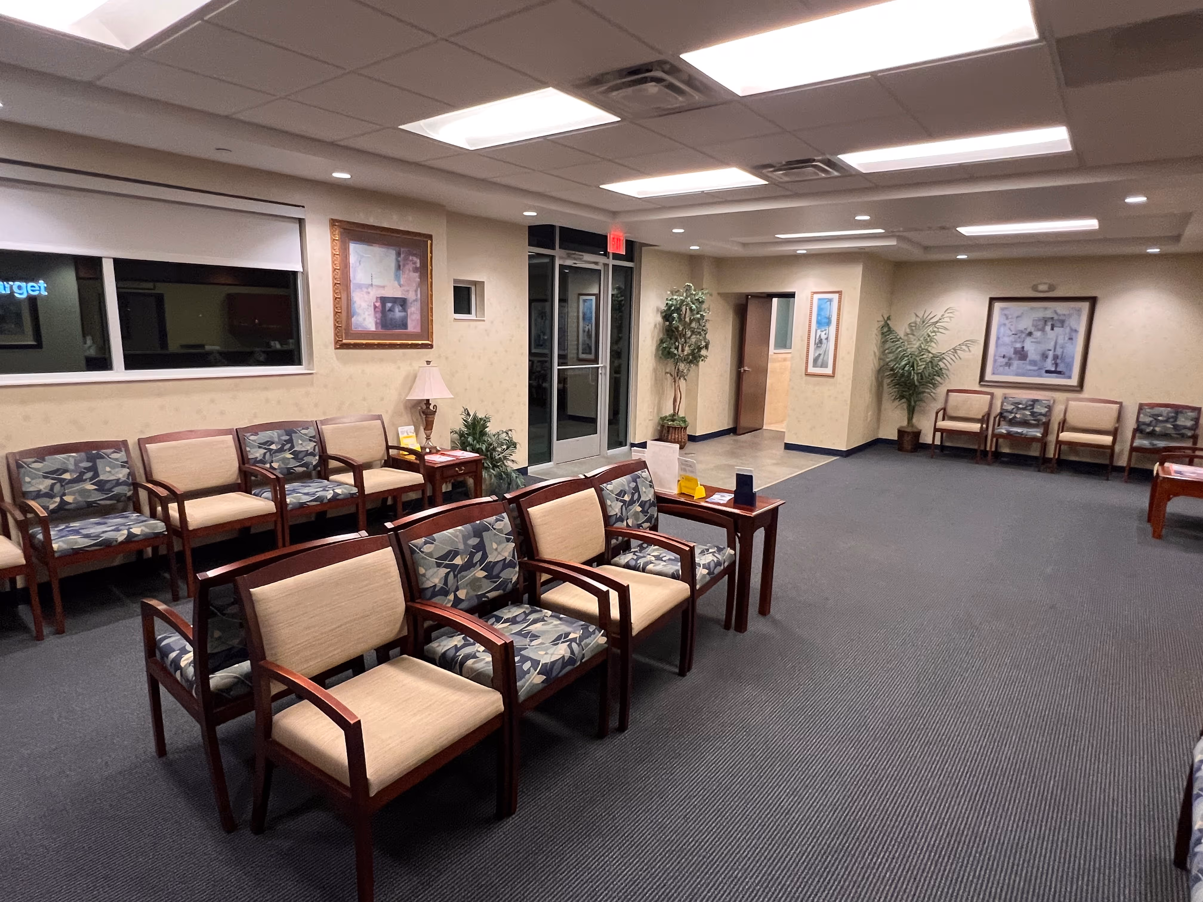 Business waiting area