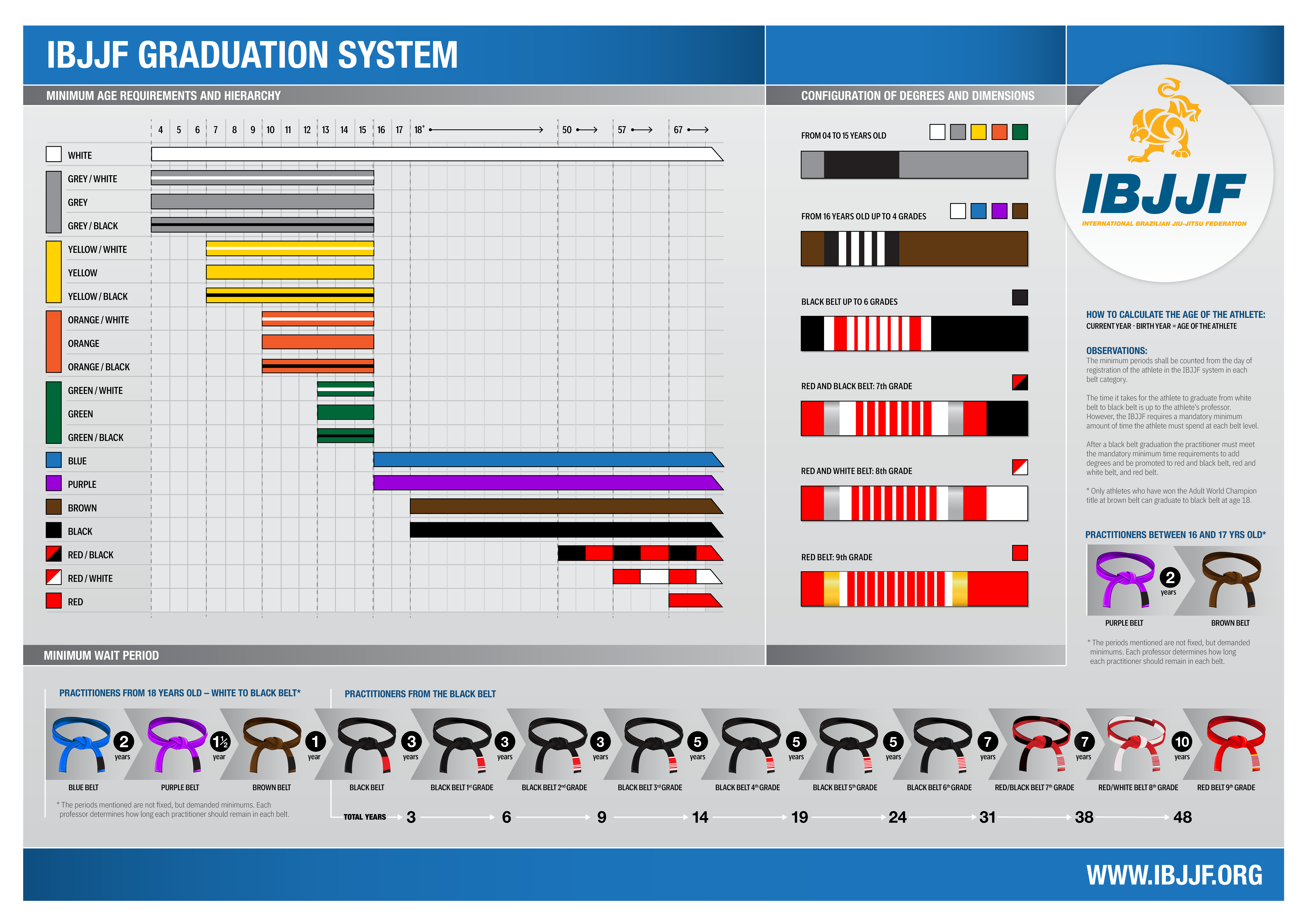 BJJ Gürtel System