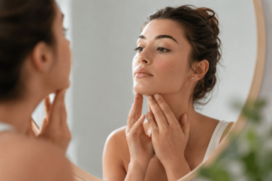 Kybella treatment for double chin reduction in Basking Ridge New Jersey showing improved jawline contour