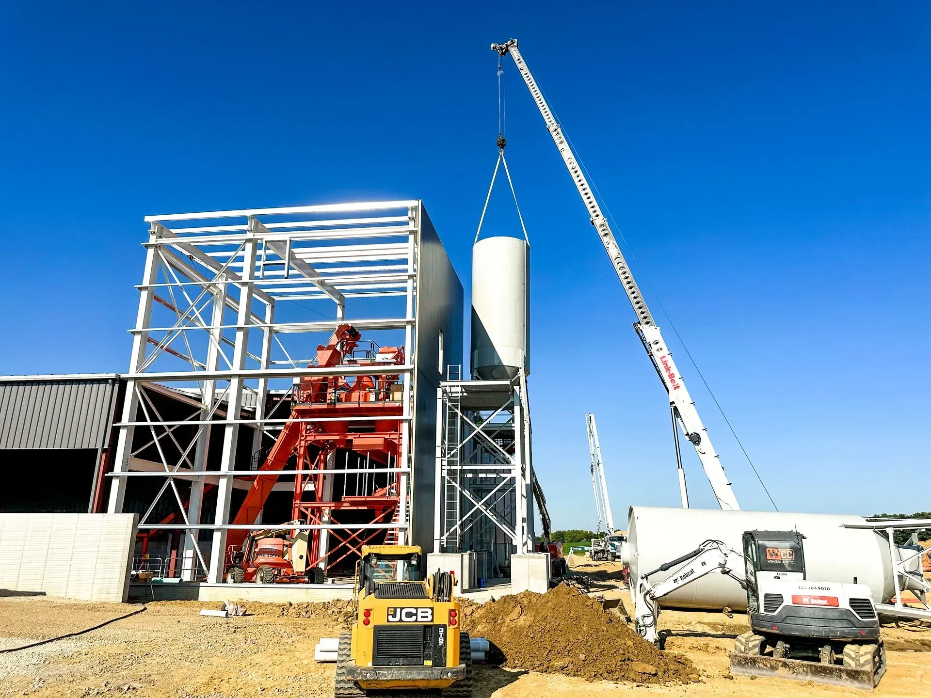 Crane-Lift-warehouse construction