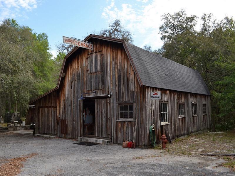 The wood shop and Barn